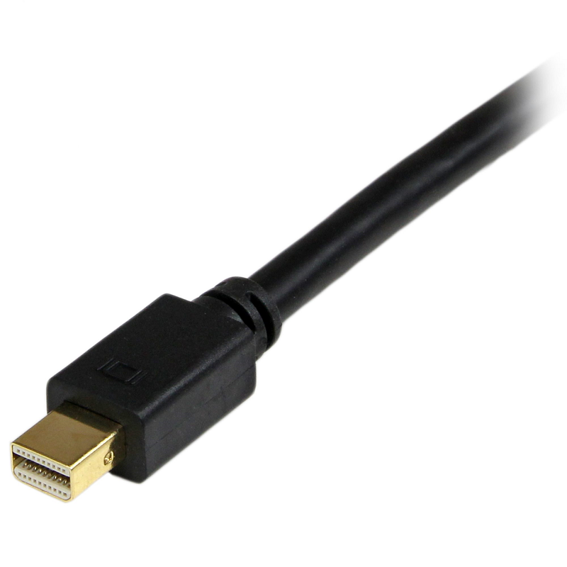 StarTech MDP2DVIMM6B 6ft (1.8m) Passive mDP 1.2 to DVI-D Single Link Cable